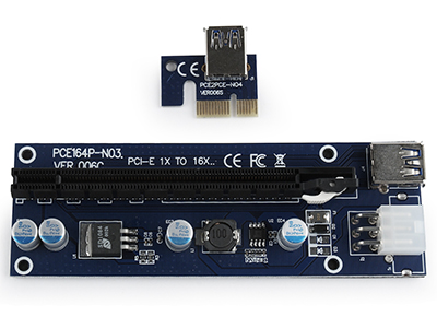 foto noticia Tarjeta complementaria de riser PCI Express.